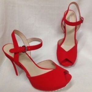 sexy red Nine West Pumps